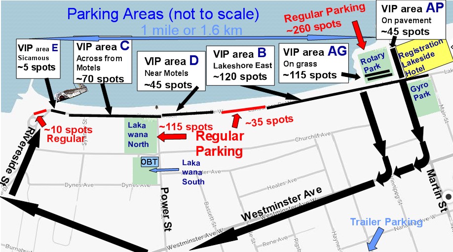VIP Parking Areas