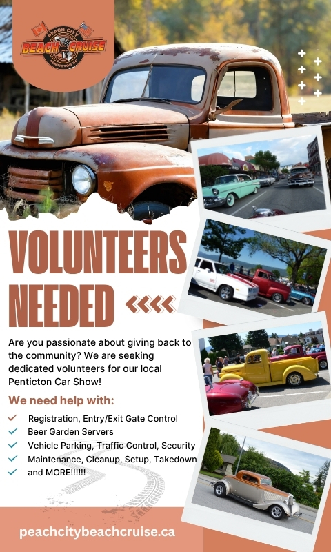 Car Show Volunteers Needed